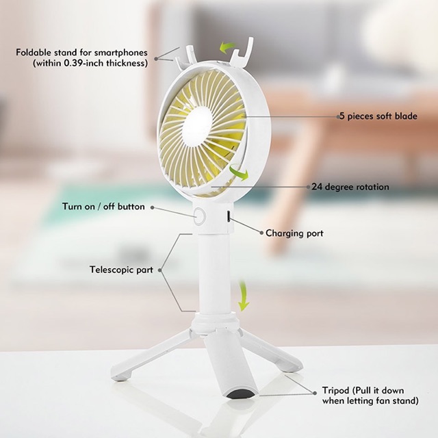Quạt mini cầm tay Benks