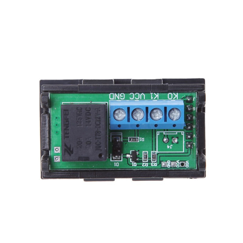 UKI  12V Timer Delay Relay Module Digital LED Display Cycle 0-999 Adjustable Relay