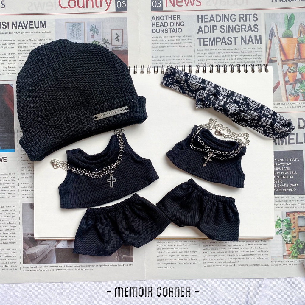 Outfit Doll 15cm 20cm - Bộ đồ Rock & Roll