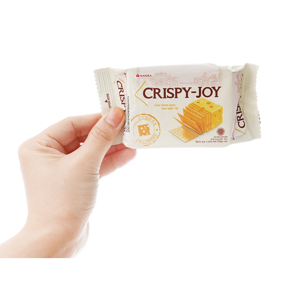 Bánh Quy Vị Phô Mai Crispy Joy (Hộp 360g)