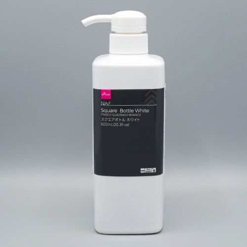 Daiso Bình chiết xà phòng màu trắng 600ml