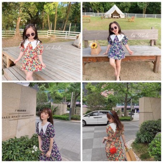 VÁY ĐÔI MẸ VÀ BÉ VINTAGE HÀNG THIẾT KẾ
