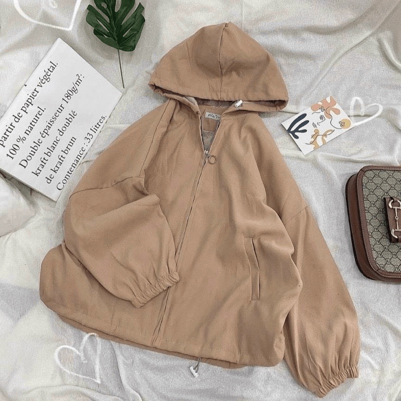 Áo khoác nữ 2 lớp chất nhung lì mịn mặc siêu đẹp Hàng Chuẩn  - TP [NewUnisex]