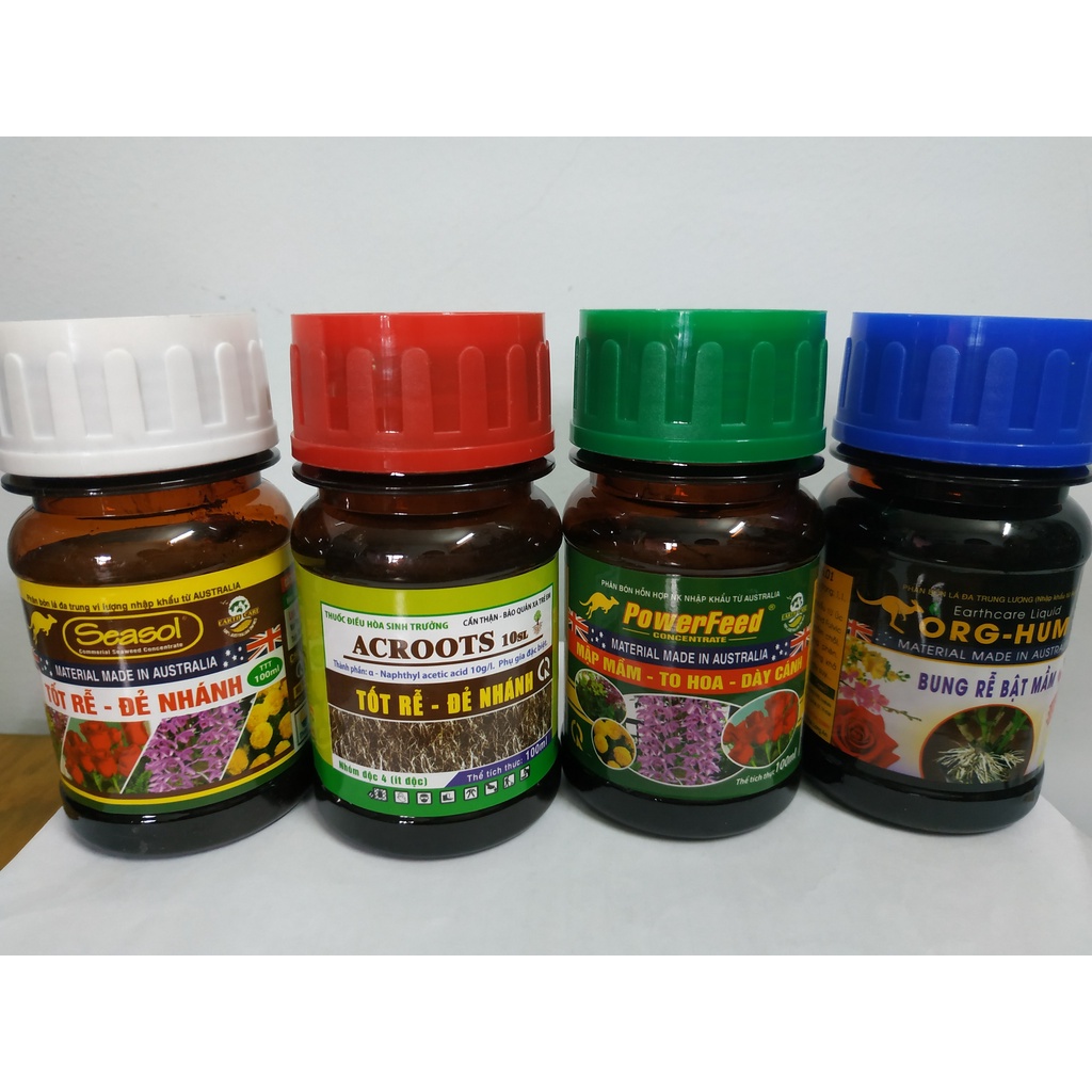 Bộ tứ siêu đẳng dành cho hoa lan  100ml/chai