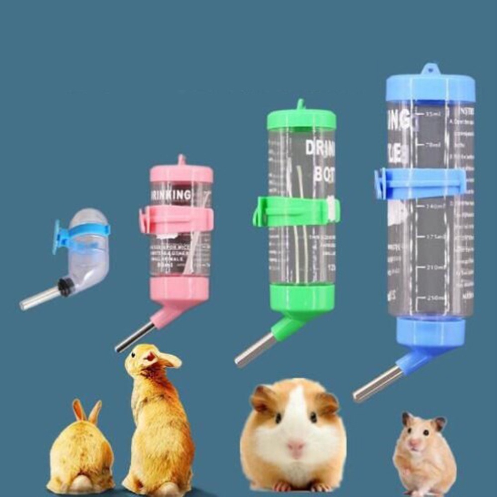 Bình uống nước cho thỏ/chuột Hamster 80 / 125 / 250ml tùy chọn