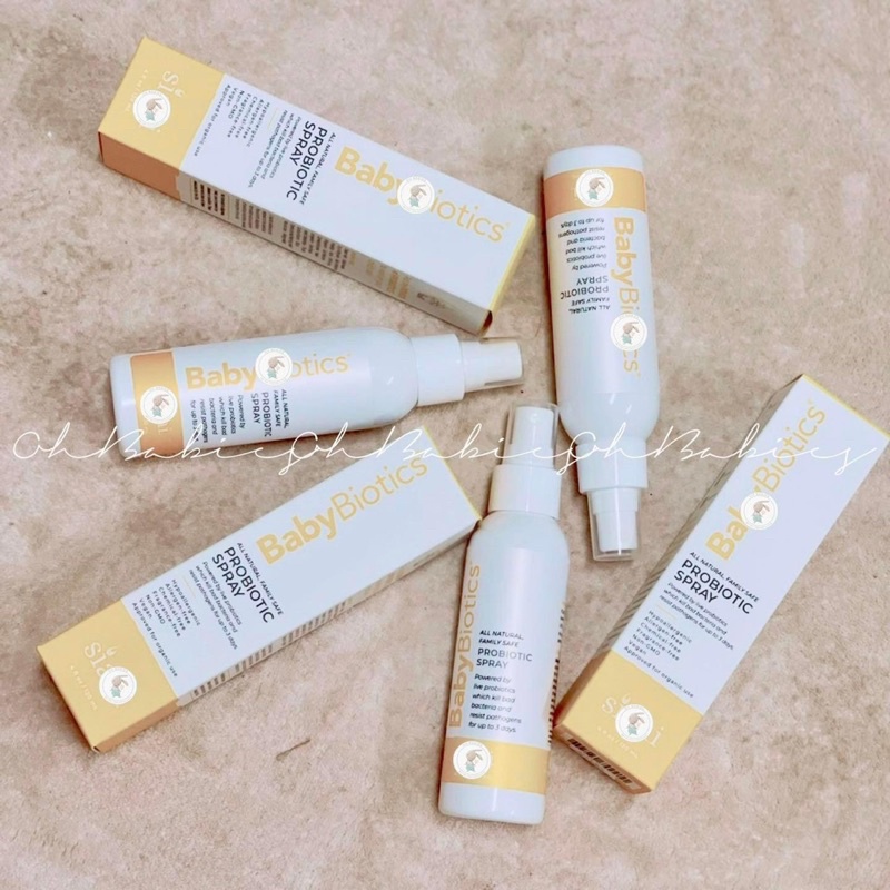 Chai xịt bảo vệ cho bé Babybiotics - Mẫu mới nhất 2021 [OH BABIES]