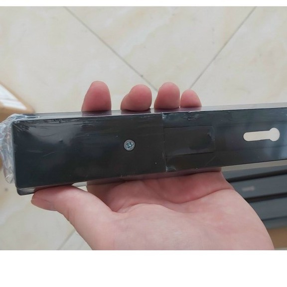 Thanh ray đèn rọi 1 mét màu đen và trắng