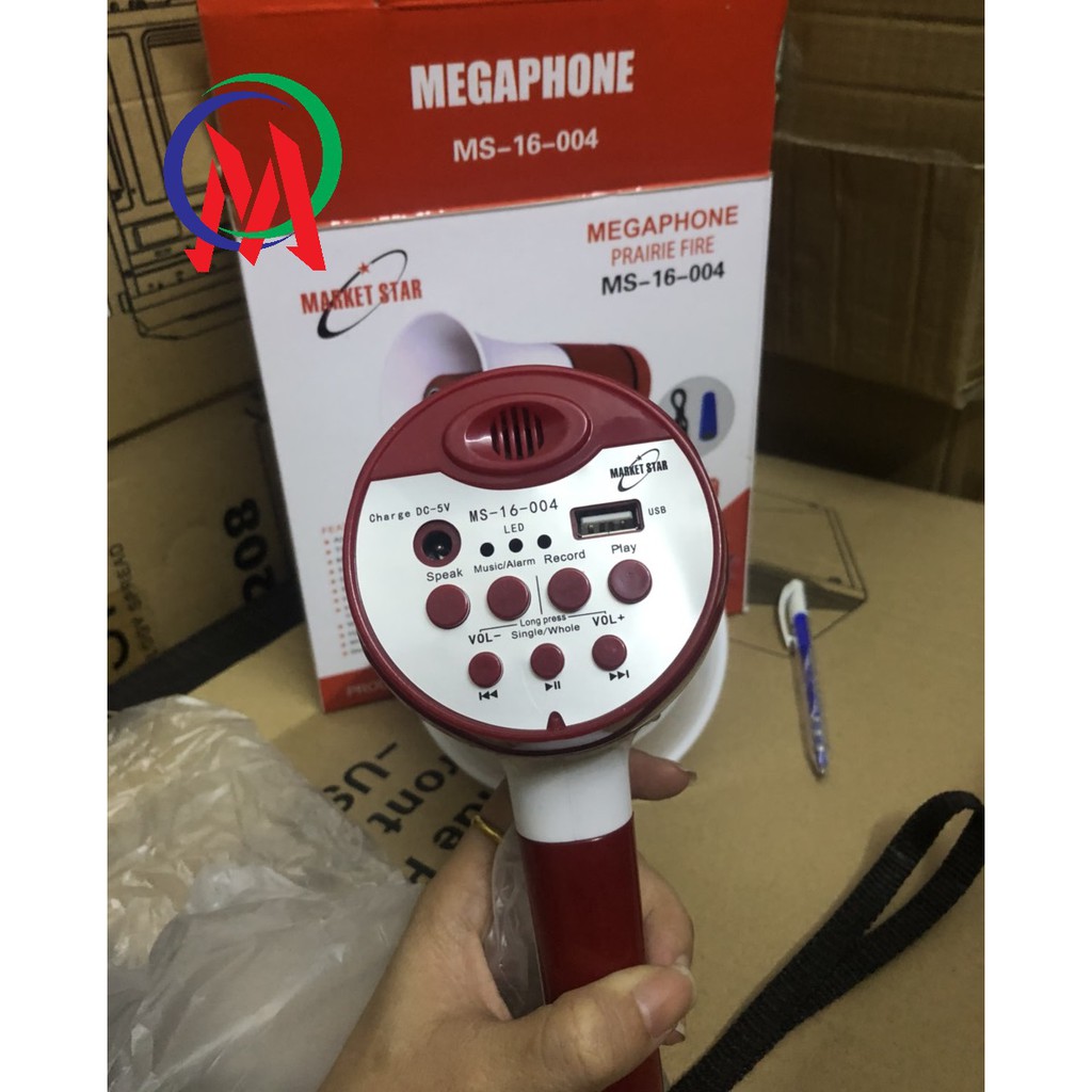 Loa phóng thanh có khe cắm USB / Ghi âm / Sạc điện MS-16-003/004