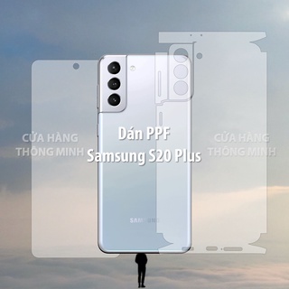 Tấm dán Samsung S21 Plus dán PPF mặt trước, dán mặt sau, dán màn hình, dán mặt lưng Full viền chuẩn