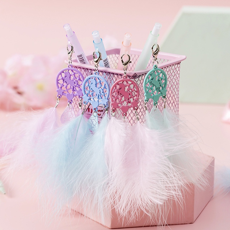 Bút chì bấm ngòi 0.5 kiểu dáng tiểu thư lông vũ VP060