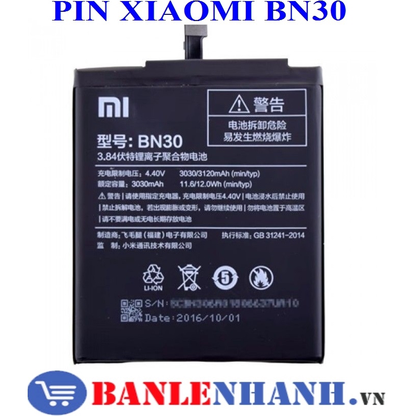 PIN XIAOMI REDMI 4A