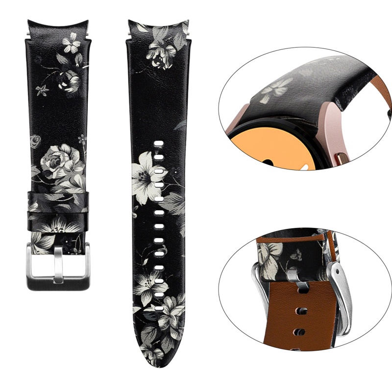 Dây Đeo Bằng Da Mềm Cho Đồng Hồ Thể Thao Galaxy Watch 4