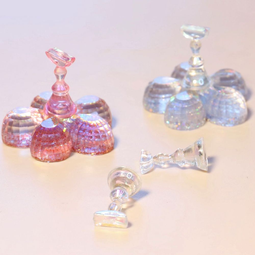 [Hàng mới về] Giá đỡ trưng bày móng tay nghệ thuật nam châm có miếng móng giả phong cách Nhật Bản tiện lợi