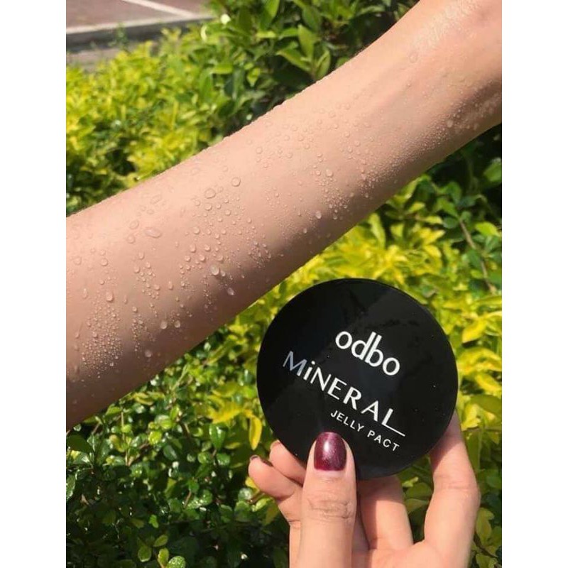 Phấn tươi chống nước siêu lì siêu mỏng Odbo Mineral Jelly Pact Makeup Powder OD619 Thái lan