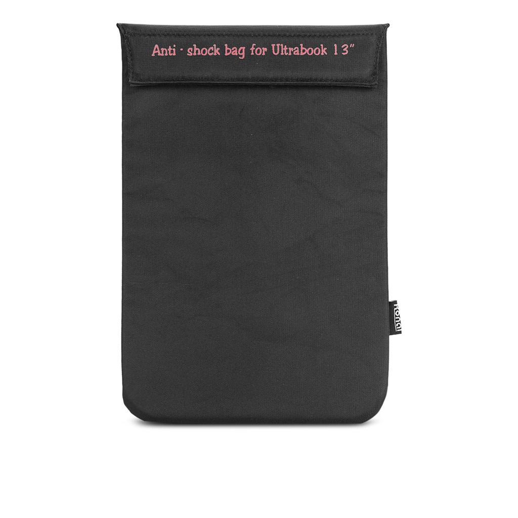 [Mã SRBACK010912 hoàn 20K xu đơn 50K] Túi chống sốc Ultrabook 13 inch Ronal - Đen đỏ