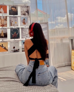 ÁO CROP CHÉO LƯNG (KÈM CLIP)