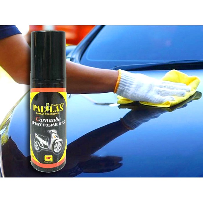 Chai Xịt Bóng Sơn Xe Máy Pallas Polish Wax 120ml/ 333ML - Bình Xịt Wax Bóng Xe Máy , ÔTô - Dung Dịch Đánh Bóng Xe kivovi