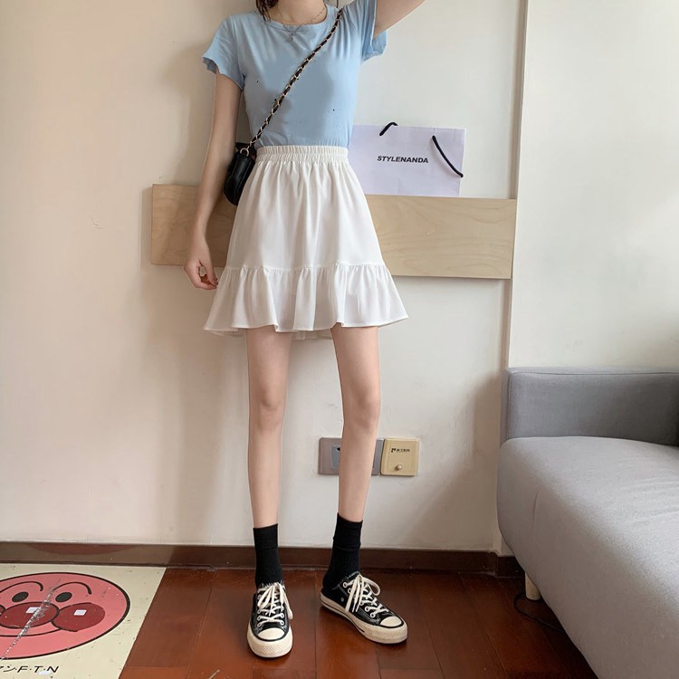 [ Quà Tặng Dây Buộc Tóc Bạn Nhé] Chân váy ngắn 2 tầng xếp ly bồng bềnh ulzzang hai màu đen, trắng, chân váy ngắn 2 lớp | BigBuy360 - bigbuy360.vn