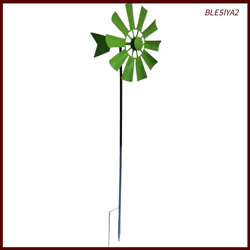 Metal Wind Spinner Garden Windmill Outdoor Yard Lawn Pinwheel Decor