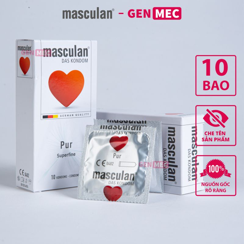 BAO CAO SU CAO CẤP BCS  MASCULAN PUR SIÊU MỎNG, HÀNG NHẬP KHẨU ĐỨC CHÍNH HÃNG
