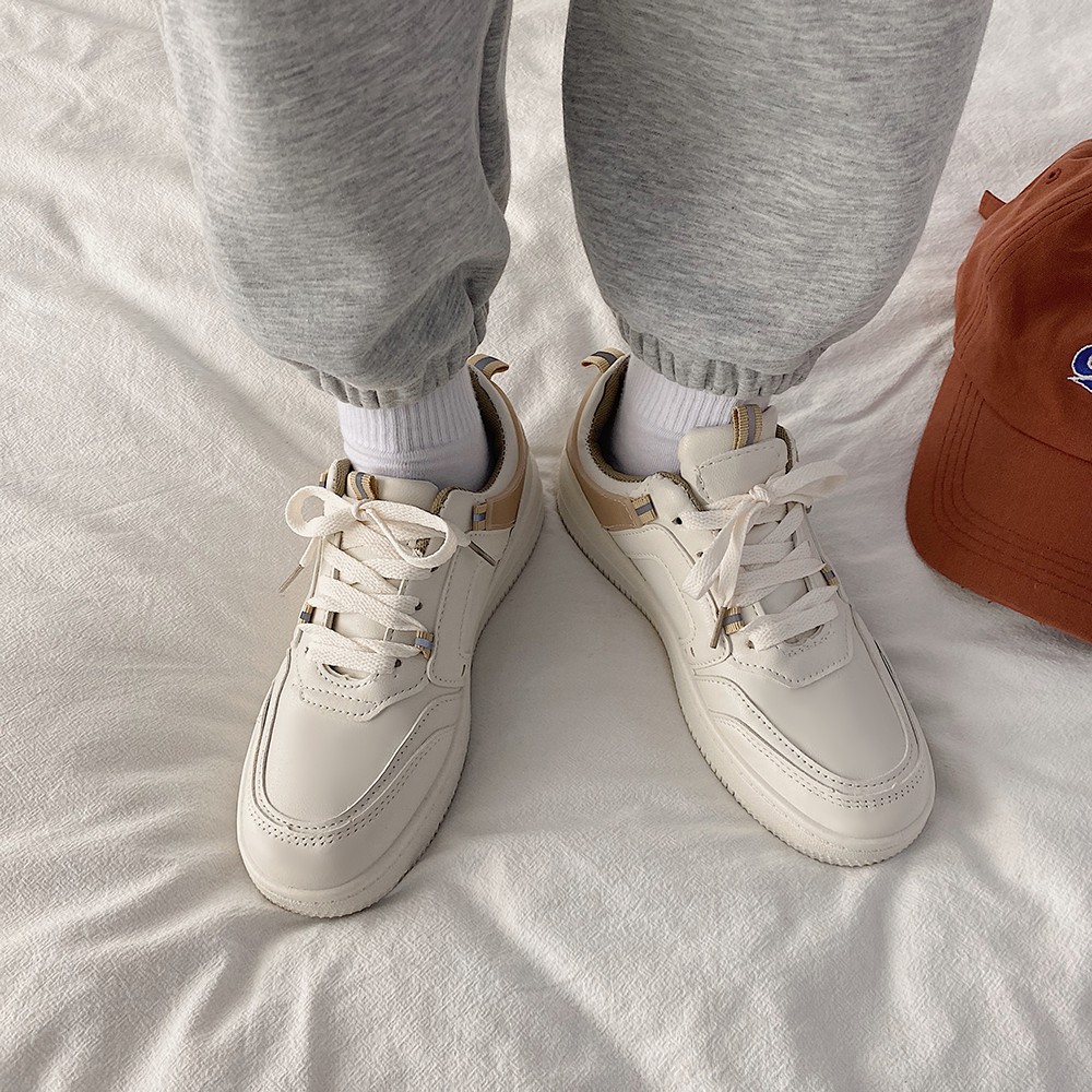 Giày thể thao nữ giayBOM đế cao 3 cm họa tiết họa hình B1153 | BigBuy360 - bigbuy360.vn