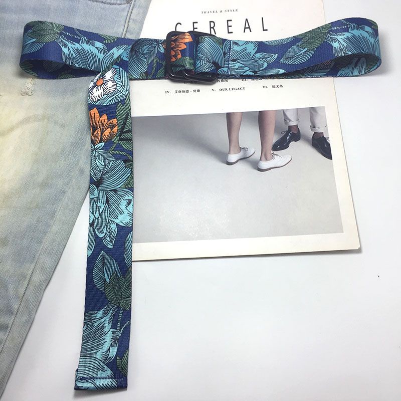 Thắt Lưng canvas 2 Vòng Thiết Kế Thời Trang Dành Cho Cả Nam Và Nữ