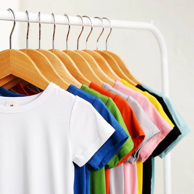 ÁO THUN TRƠN BASIC | COTTON MỀM | CHO BÉ TRAI VÀ GÁI | 8-18KG | KISS PLAZA | CÓ VIDEO