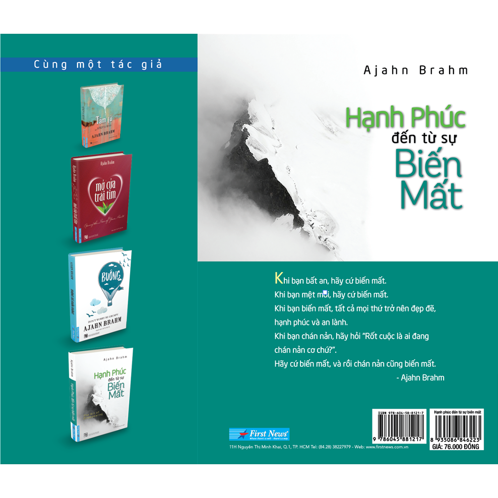 Sách - Hạnh Phúc Đến Từ Sự Biến Mất