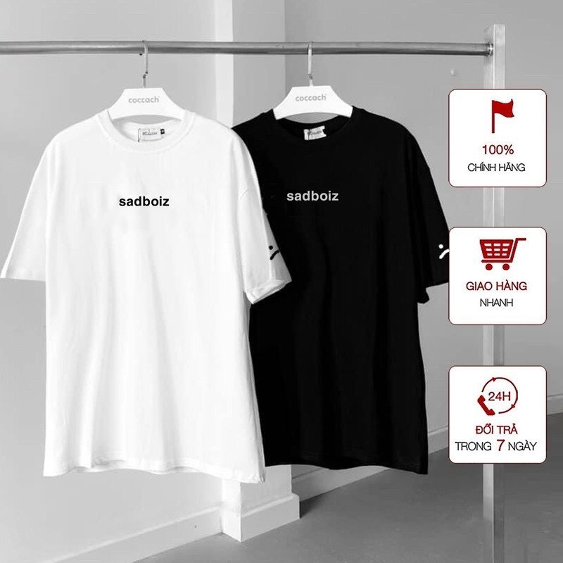 Áo Thun Nam Nữ Sadboiz unisex form rộng tay lỡ cực hot bền màu 1kenz