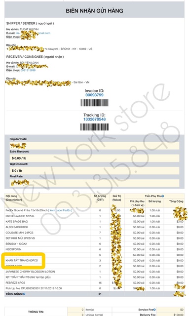 .  Khăn tẩy trang Neutrogena USA chính hãng gói Single