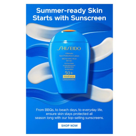 Kem Chống Nắng Shiseido WetForce Ultimate Sun Protection Lotion Turns Invisible SPF 50+ (100ml)