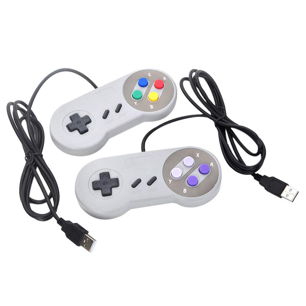 Tay cầm chơi game 4 nút Super Nintendo SNES USB cho PC / MAC | WebRaoVat - webraovat.net.vn