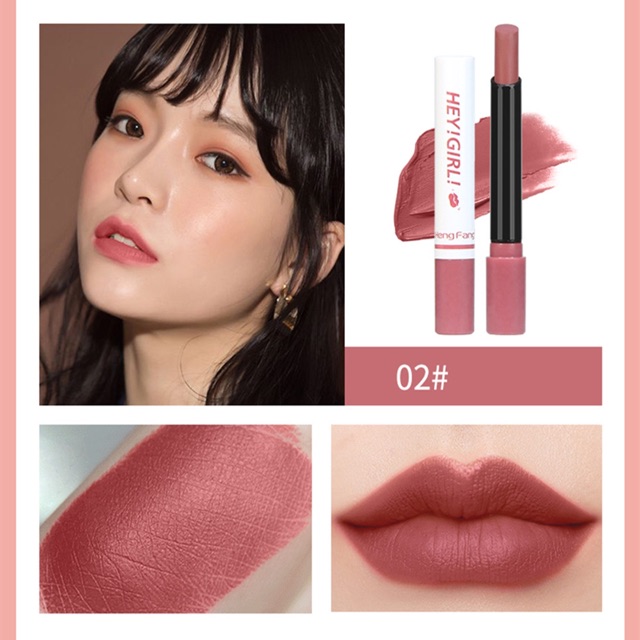 Set Son Bao Thuốc Heng Fang Hey Girl Wonderful Smoke Tube Lipstick Gồm 4 Cây | BigBuy360 - bigbuy360.vn