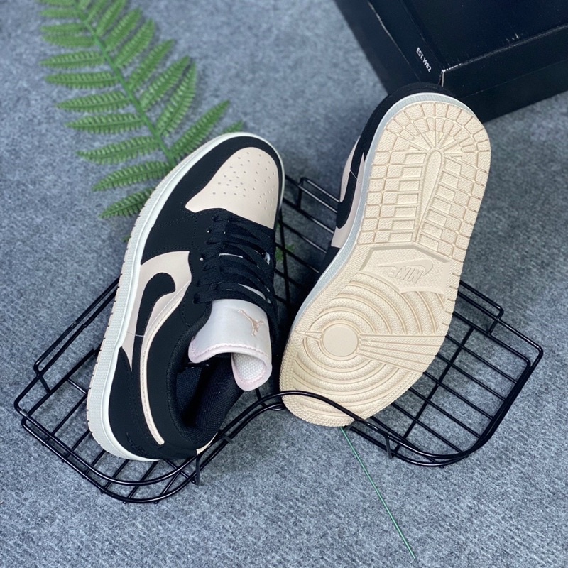 GIÀY THỂ THAO SNEAKER JD LOW 1 CỔ THẤP HỒNG ĐEN ẢNH THẬT SC 1:1 +FREESHIP