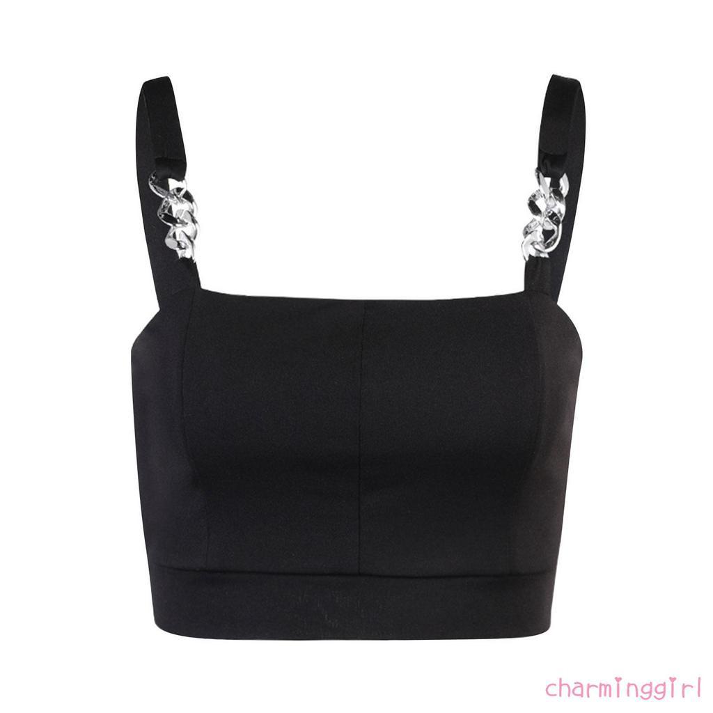 Áo Sát Nách Cổ Vuông Màu Trơn Thời Trang Mùa Hè