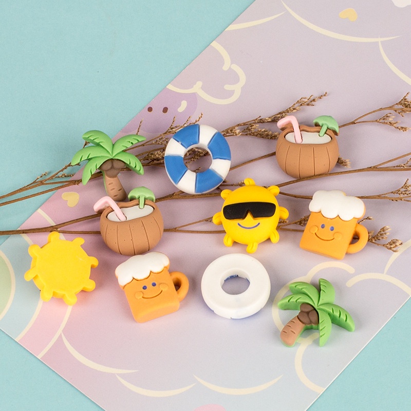 crocs Sticker shoes sticker for cross sandals[summer Iscoming] Phụ Kiện Miếng Dán Trang Trí Giày Dép crocs jibbitz diy