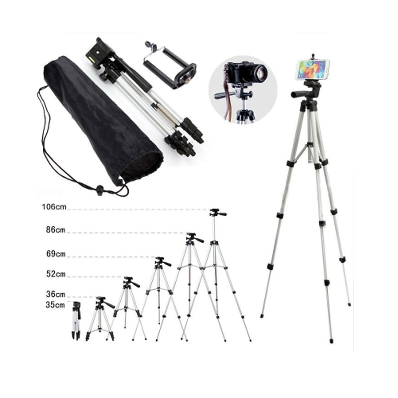 Chân đế mini máy ảnh 3110 Chân kính thiên văn chuyên nghiệp bằng nhôm Monopod