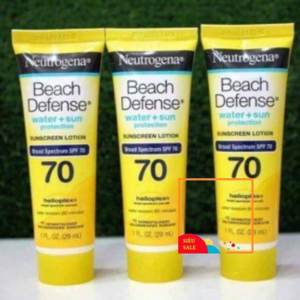 Kem chống nắng Neutrogena Beach Defense SPF 70 tuýp 29ml