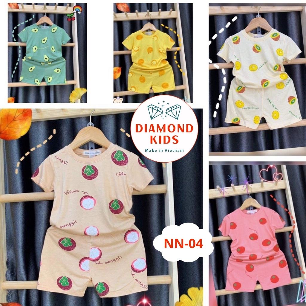 Đồ bộ cho Bé Gái, Bé Trai Tay cộc Minky Mom, Quần áo trẻ em vải Thun Lạnh mềm mịn thoáng mát an toàn cho bé NN04