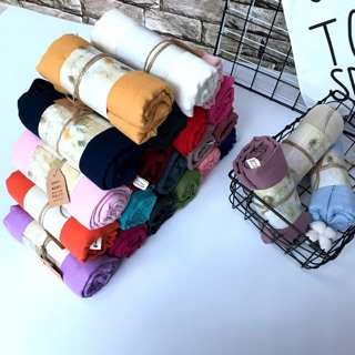 Khăn quàng lụa thô khổ rộng mỏng nhẹ mềm