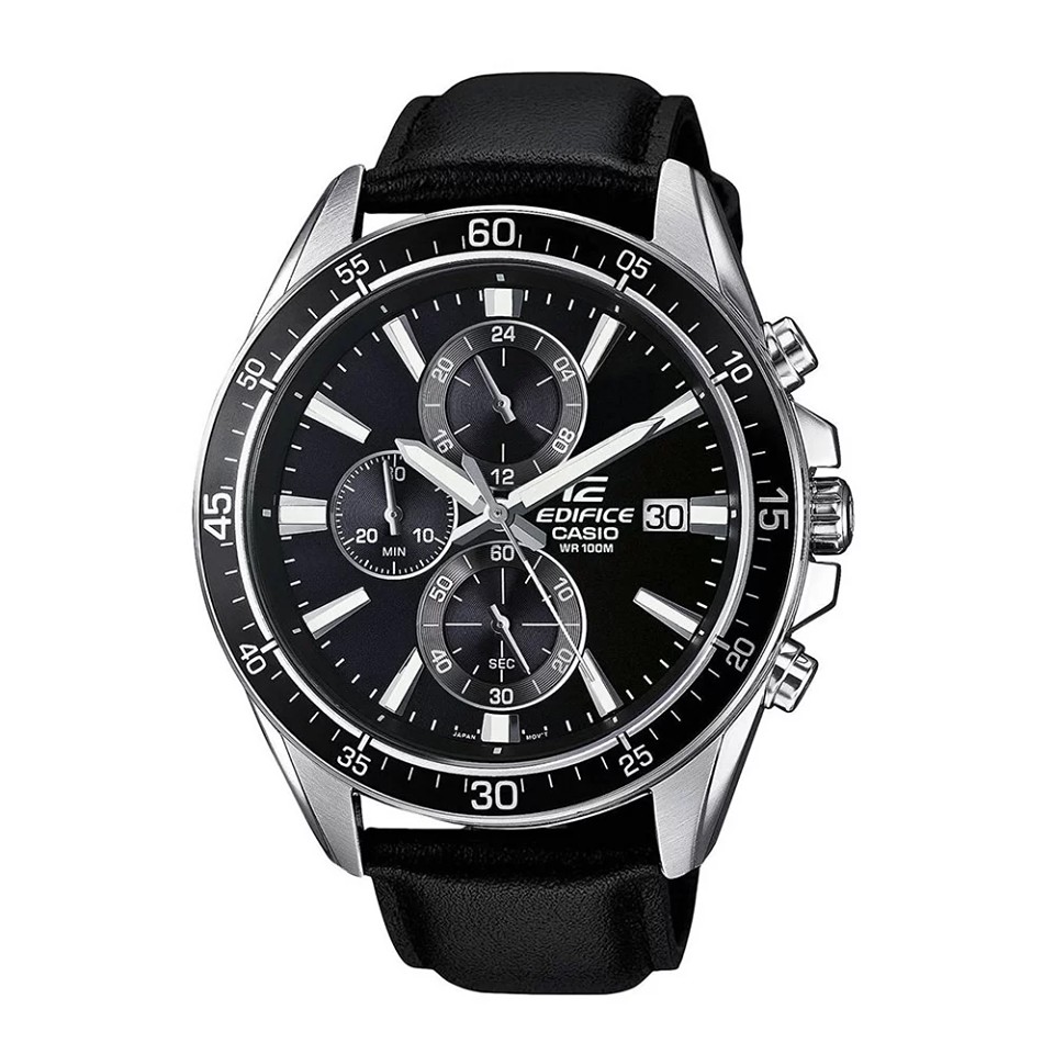 Đồng hồ nam dây da chính hãng Casio EDIFICE EFR-546L-1AVUDF