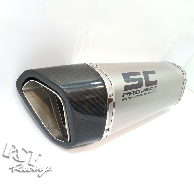 Pô SC 1M carbon nhập khẩu cao cấp , họng pô 51mm