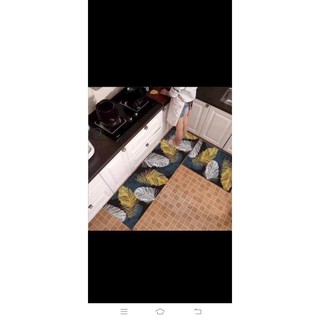 Bộ 2 thảm nhà bếp hình 3d