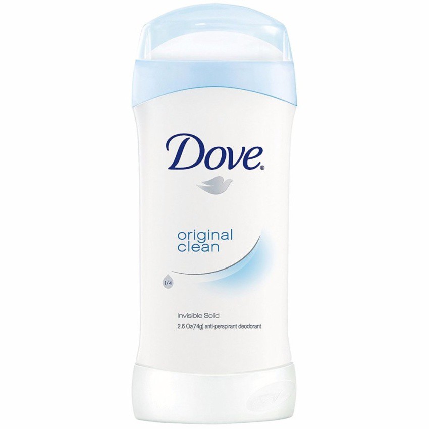 Lăn khử mùi nữ dạng sáp Dove Antiperspirant Deodorant Original Clean 74g (Mỹ)