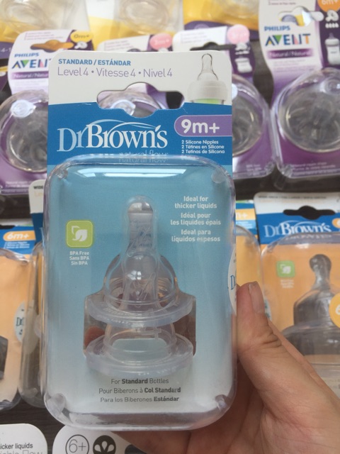 Ty thay thế bình sữa Dr Brown’s chính hãng