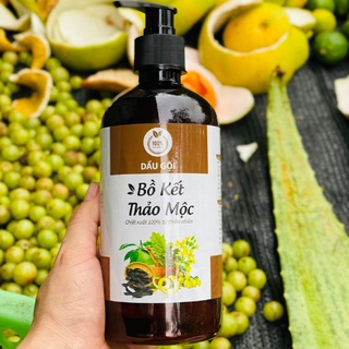Dầu gội bồ kết/ dầu gội thiên nhiên thảo dược cô đặc 500ml