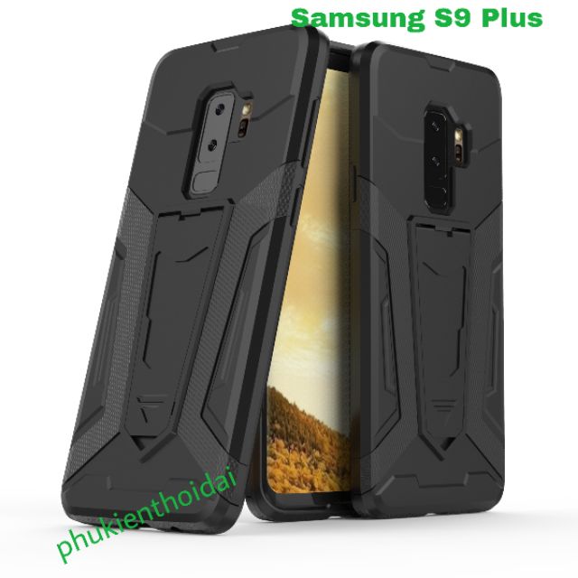Ốp lưng Samsung S9 Plus / Note 10 Plus / Note 20 Ultra / S22 Ultra iron man Iring chống sốc cao cấp giá đỡ xem phim