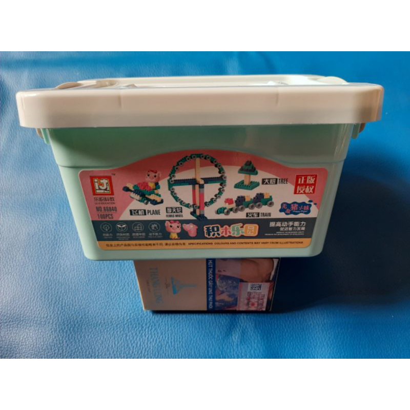 BỘ XẾP HÌNH THÔNG MINH MẦM NON CÓ HỘP