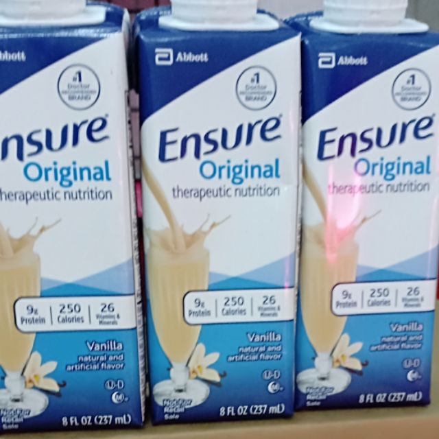 Ensure nước mẫu 237ml/hộp ( mẫu mới hộp giấy)