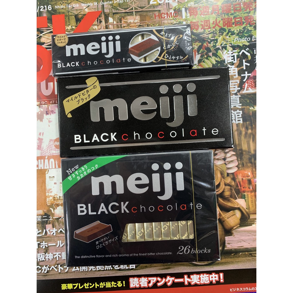 Kẹo Black Chocolate Meiji 41g ,50g ,120g - Hàng nội địa Nhật